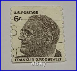 Vintage Rare Franklin D Roosevelt 6 Cent Used United States Postage Stamp