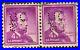 Vintage Rare Pair of PERFIN 4c Abraham Lincoln (Collectible Stamp) Sc# 1036