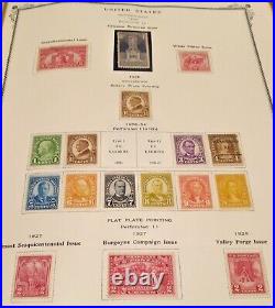 Vintage Stamp Album with George Washington & Many Others, Scotts Stamp Binder