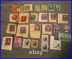 Vintage ½¢ To 15¢ Used US Postage Stamp Lot (27) RARE