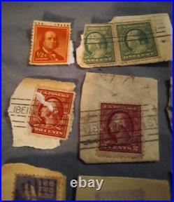 Vintage ½¢ To 15¢ Used US Postage Stamp Lot (27) RARE