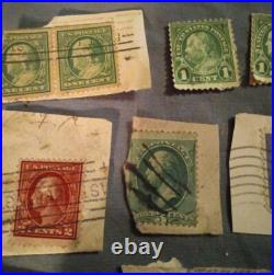 Vintage ½¢ To 15¢ Used US Postage Stamp Lot (27) RARE