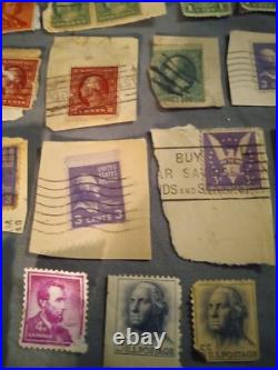 Vintage ½¢ To 15¢ Used US Postage Stamp Lot (27) RARE