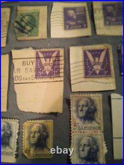 Vintage ½¢ To 15¢ Used US Postage Stamp Lot (27) RARE