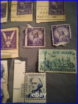 Vintage ½¢ To 15¢ Used US Postage Stamp Lot (27) RARE