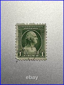Vintage US George Washington 1 cent Stamp Green Very Fine