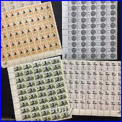 Vintage USA Postage Stamps 20 Full Sheets & Many Partial Please See Pictures