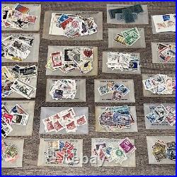 Vintage Years of Hundreds of US / United States & US Christmas Used Stamps Lot