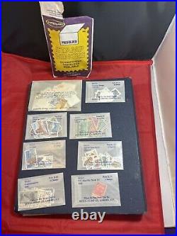 Vintage stamp collection binder and miscellaneous stamps Estate find Some 1890s