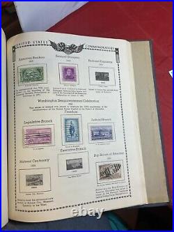 Vintage stamp collection binder and miscellaneous stamps Estate find Some 1890s