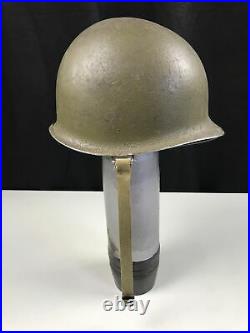 WWII US ARMY USMC M1 Helmet Front Seam Westinghouse Liner 9261 Shell Stamp