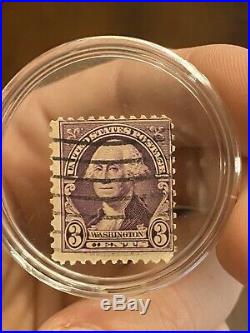 Washington 3 Cent Stamp Violet RARE