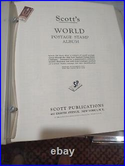 Worldwide Stamp Collection In 1963 Scott Quality Album HUGE And Valuable. View