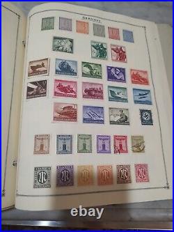 Worldwide Stamp Collection In 1963 Scott Quality Album HUGE And Valuable. View