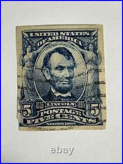 XX1765. The US stamps 1906-1908 314, 315, 319, 320 used fine