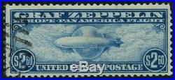 #c15 $2.60 Blue Zeppelin F-vf Used CV $600 Bt8822