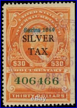 #rg55 $30 1940 Silver Tax Xf Used Gem (app) With Pf Cert CV $7,000 Wlm4694
