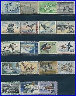 #rw1 // #rw45 (39) Diff. Used Duck Stamps Some With Faults CV $1,166 Bq8203